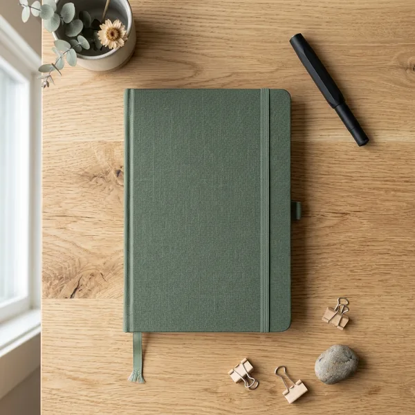 Sert kapaklı noktalı bullet journal