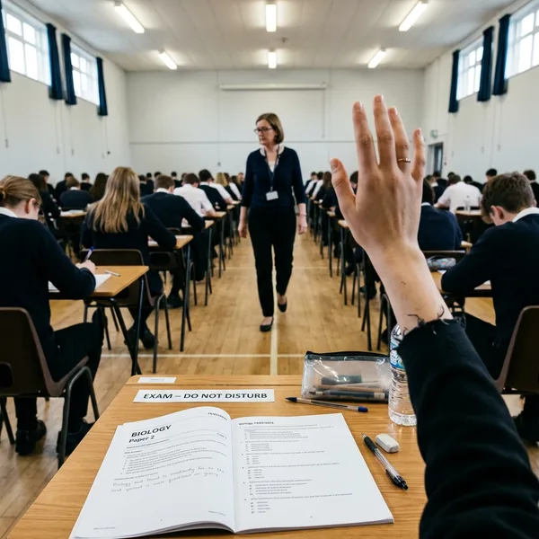 Gözetmenden kısık sesle isterim