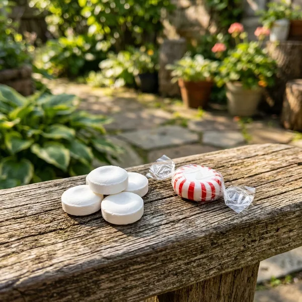 Nane aromalı ferahlatıcı şeker