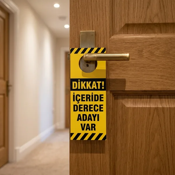 Dikkat! İçeride derece adayı var